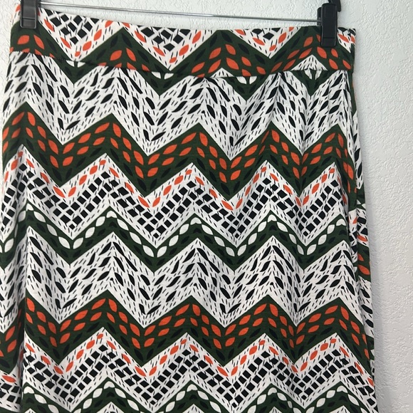 Jonathan Martin 2X plus size chevron pattern maxi skirt - Picture 5 of 12